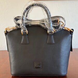 Dooney & Bourke Black Domed Satchel - NWT